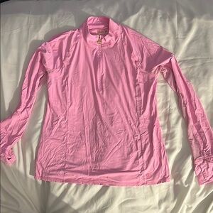 Lilly Pulitzer Pink Quarter-Zip Top